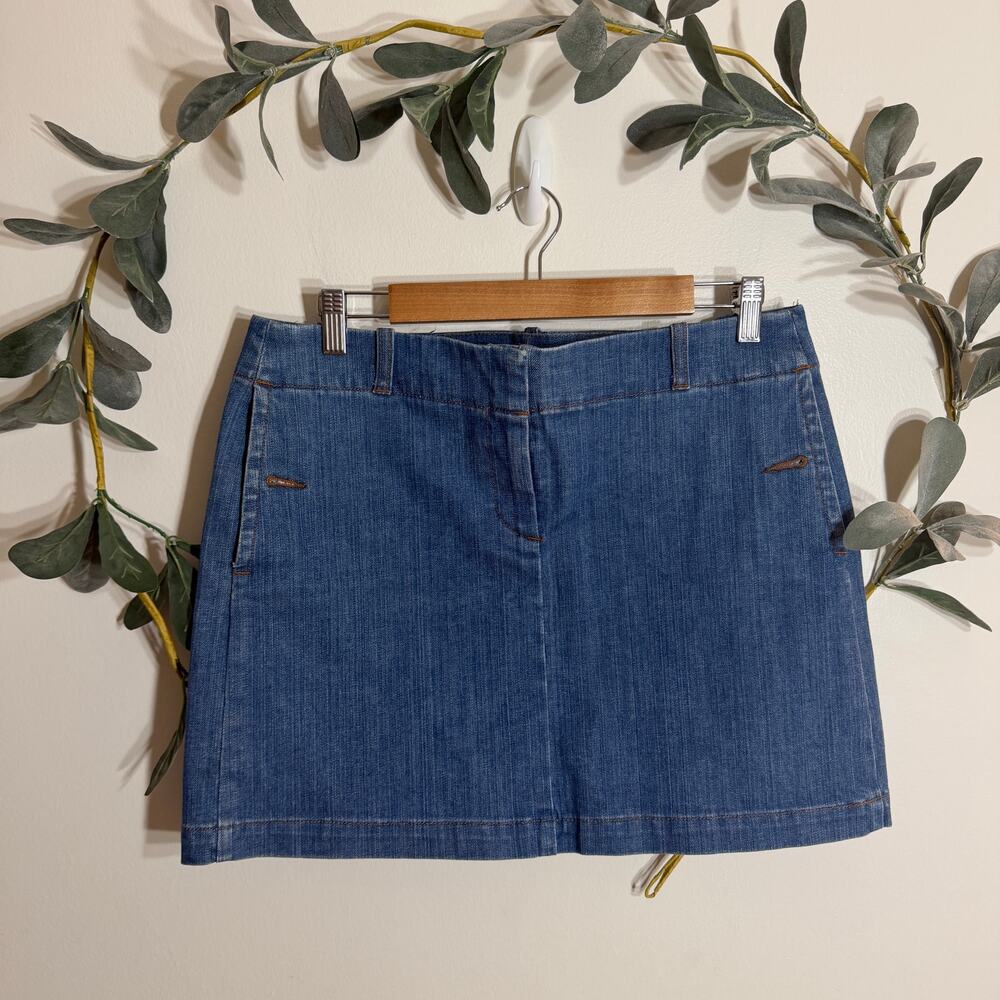 J. Crew Denim Mini Skirt